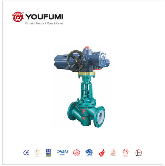 Y Type Electric Actuated Globe Valve