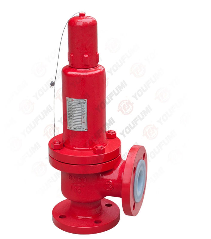 PFA Lined Relief Temperature Safety Valve F46 Corrosion Proof