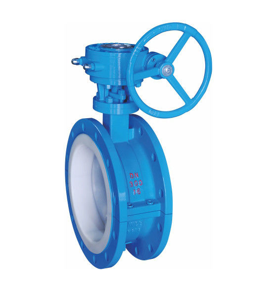 PFA Corrosion Resistant Butterfly Valve , WCB DN50 Butterfly Valve New Energy Use