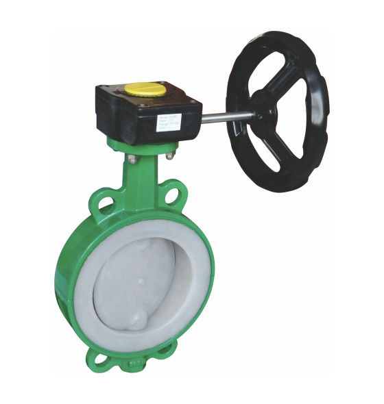 Gas Media PTFE Lined Butterfly Valve PN16 150LBS For New Energy