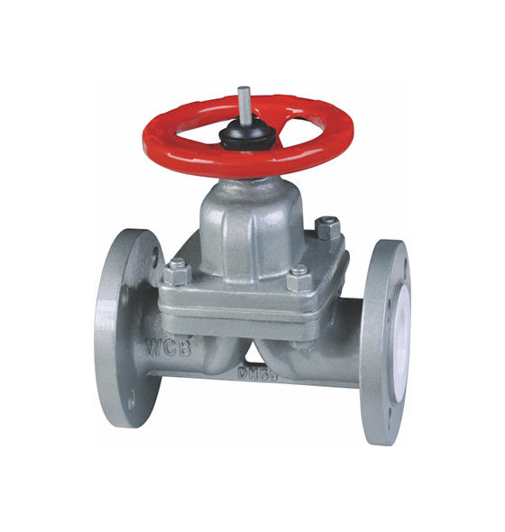 Weir Type Anticorrosion SS 316 Diaphragm Valve For Refining BS Standard
